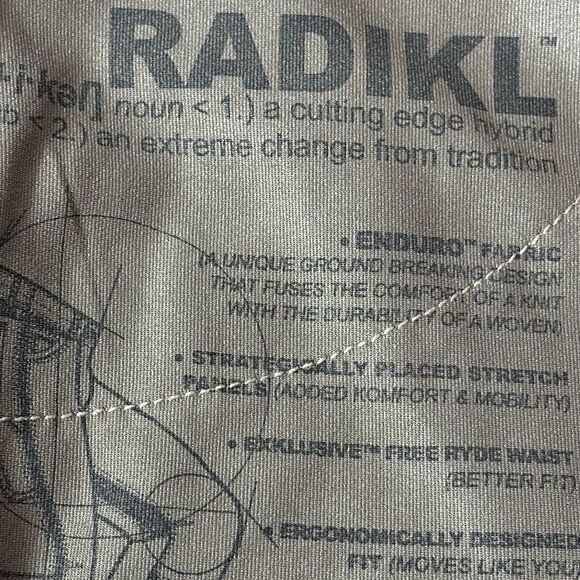 Kuhl Radikl Pants 36x32 Brown Vented Gusseted Crotch Performance Comfort - Picture 15 of 16